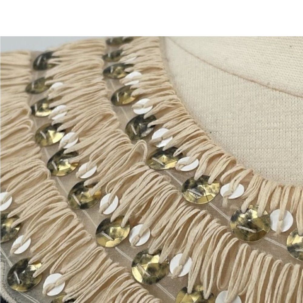 TORY BURCH Daisy Embellished Knit Dress - Picture 9 of 14